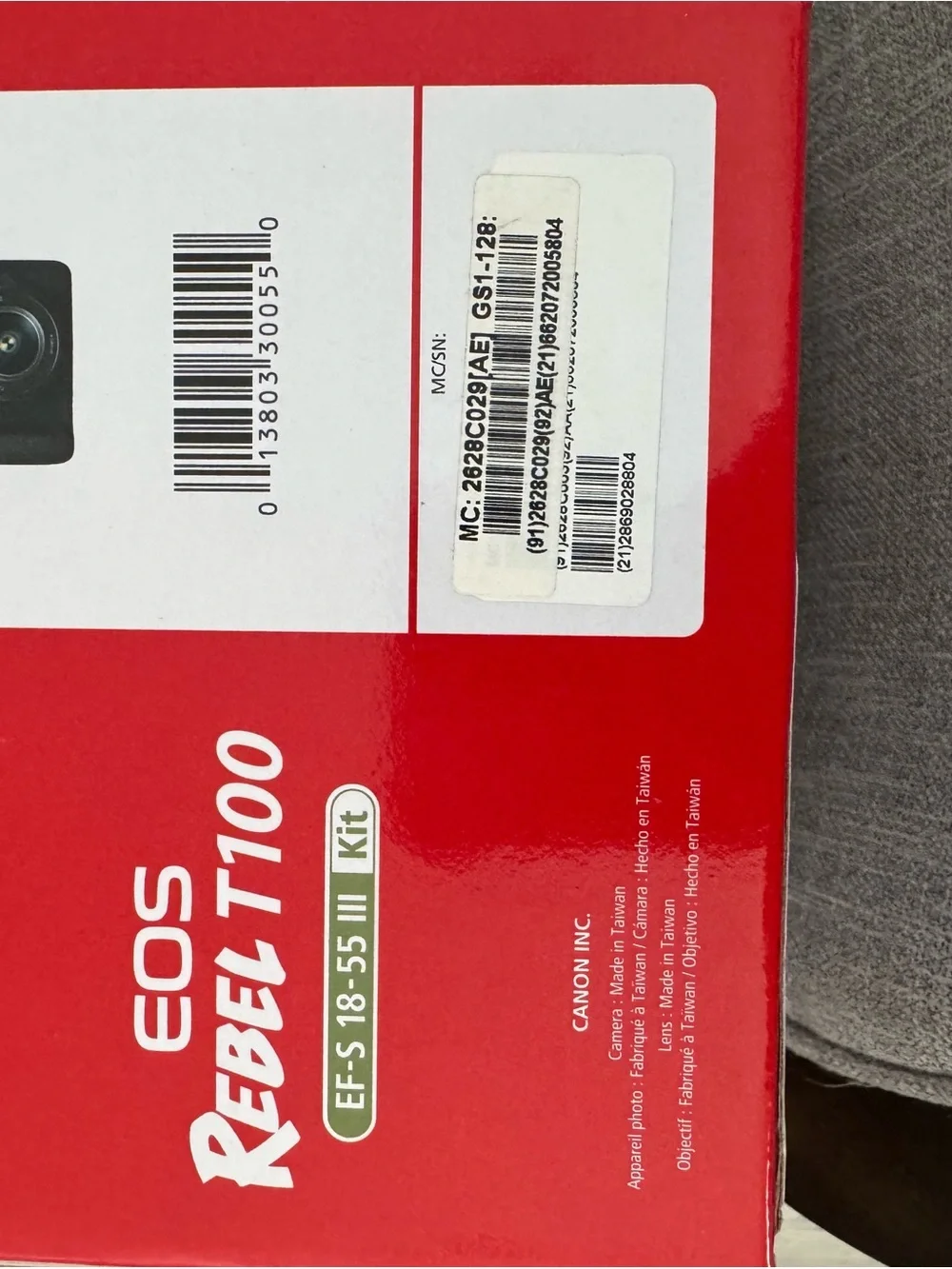 Canon Black DSLR Camera with 18-55mm Lens